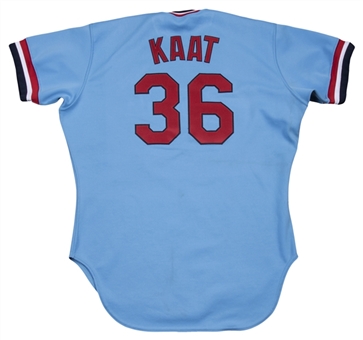 1983 Jim Kaat Game Used St. Louis Cardinals Road Jersey (MEARS A10)